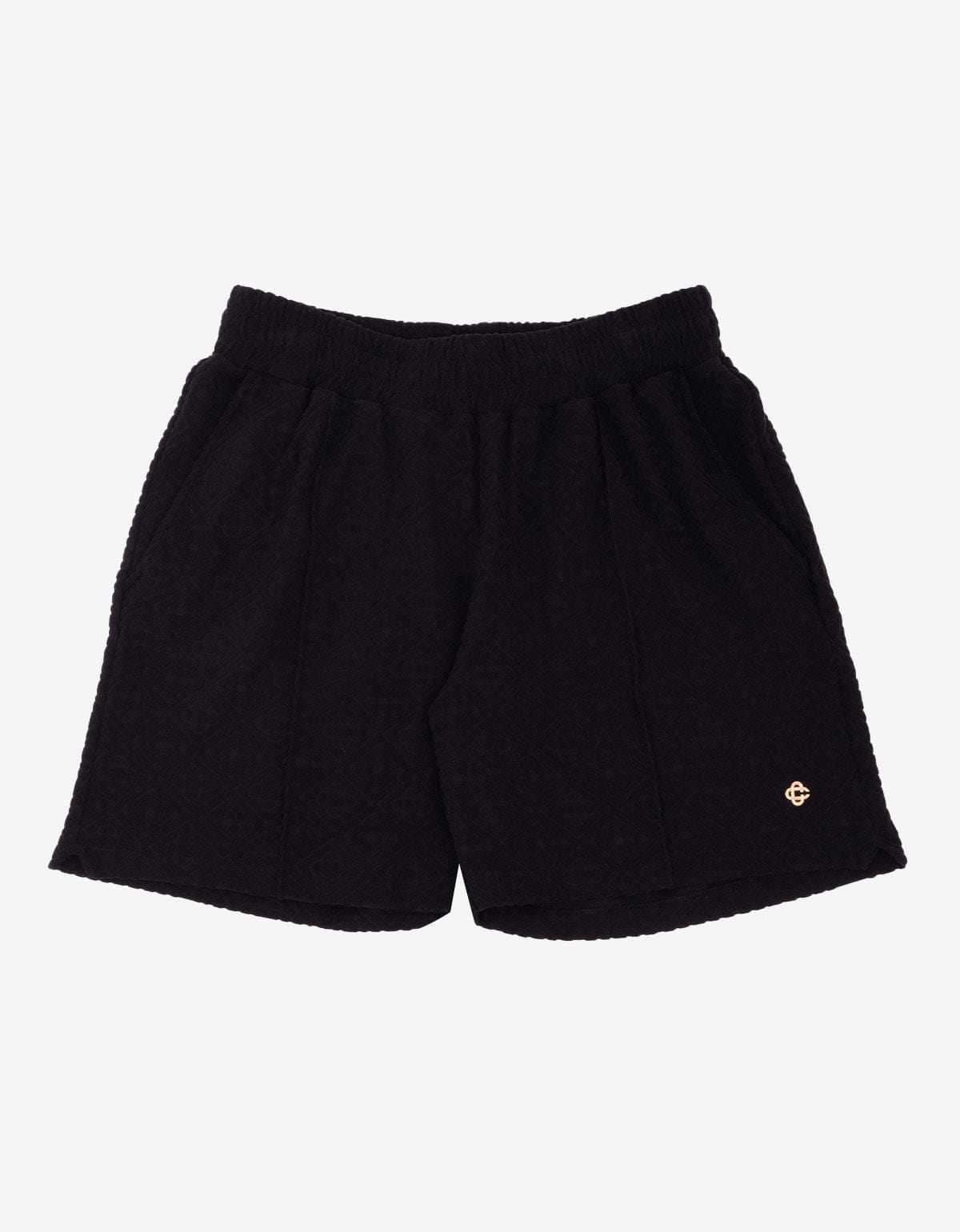 Casablanca Black Monogram Shorts