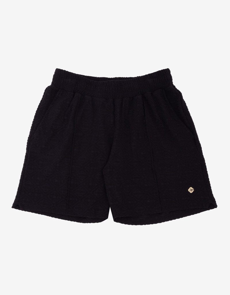 Casablanca Black Monogram Shorts