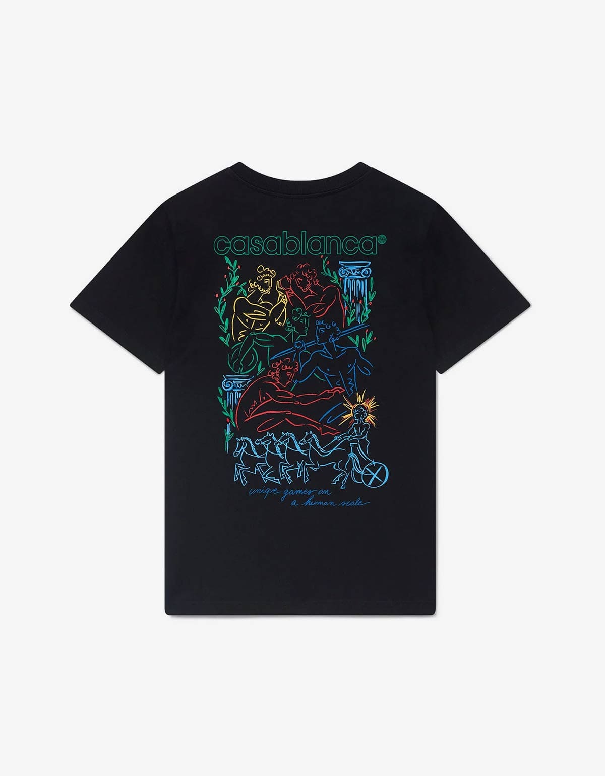 Casablanca Black Pentathlon T-Shirt