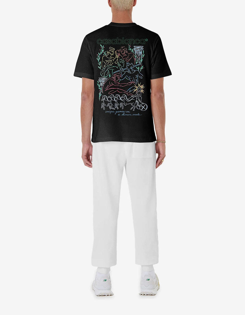 Casablanca Black Pentathlon T-Shirt