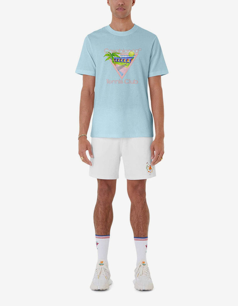 Casablanca Blue Tennis Club Icon T-Shirt
