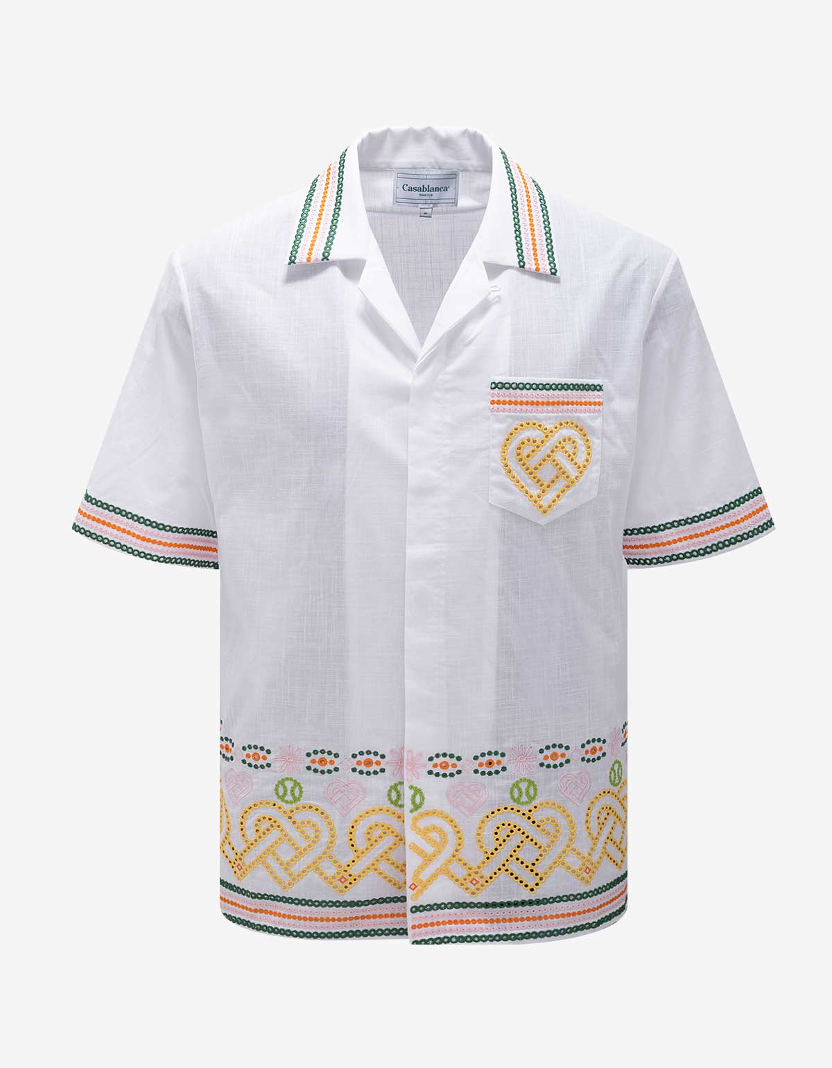 Broderie Anglaise Gradient Hearts Shirt