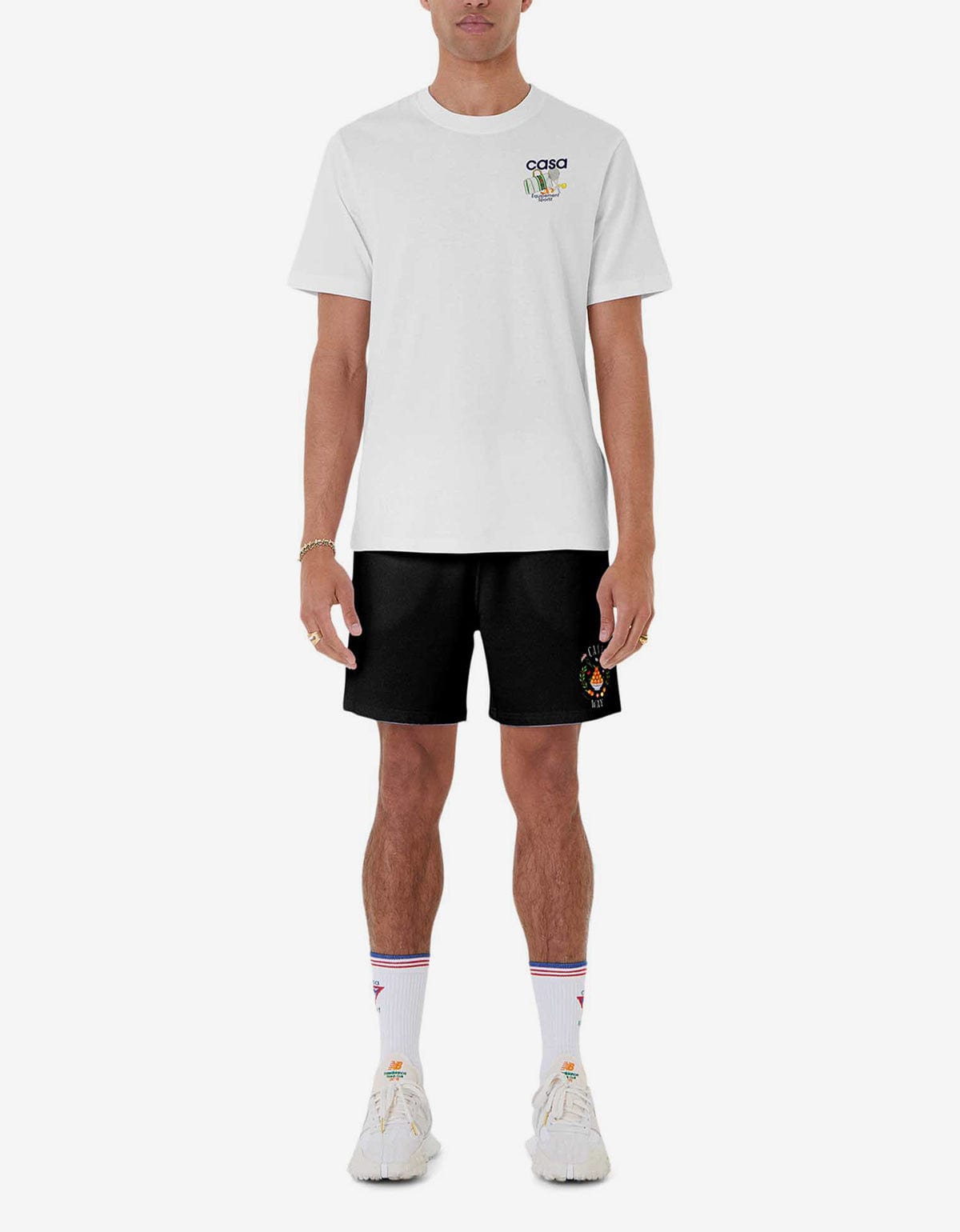 Casablanca Casablanca White Equipement Sportif Print T-Shirt
