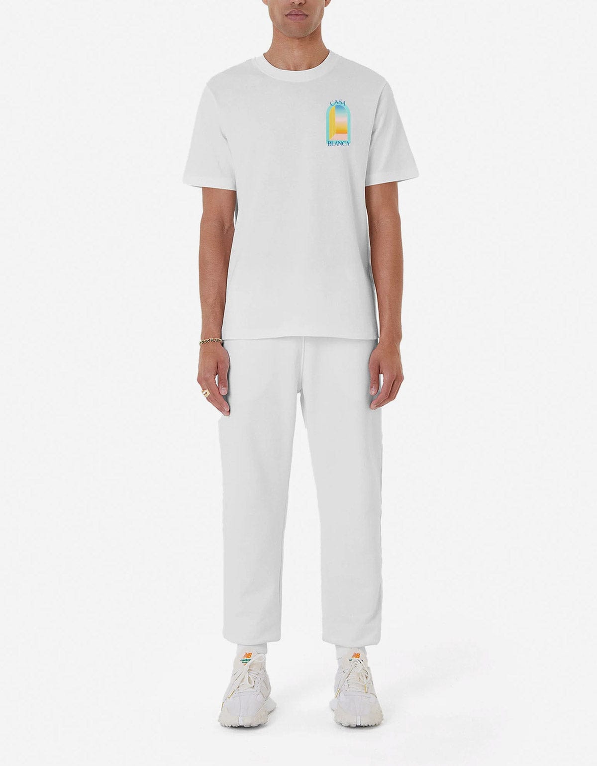 Casablanca Casablanca White L'Arc Coloré T-Shirt