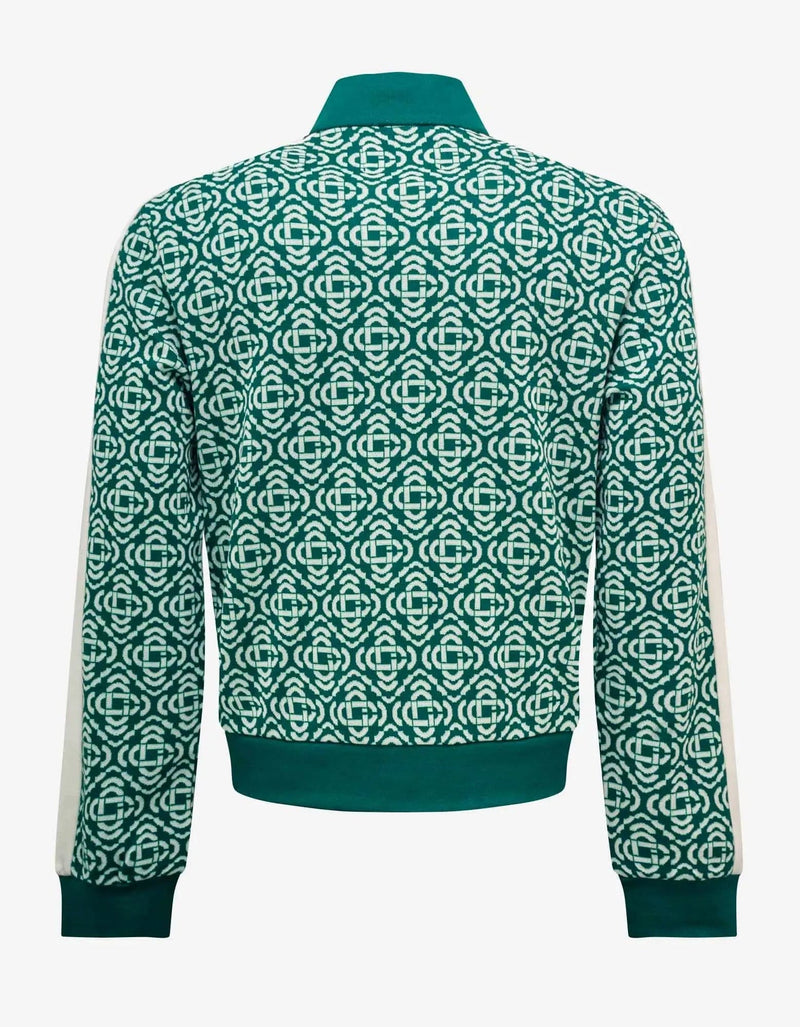 Casablanca Green Monogram Track Jacket – Zoo Fashions Casablanca Green Monogram Track Jacket – Zoo Fashions