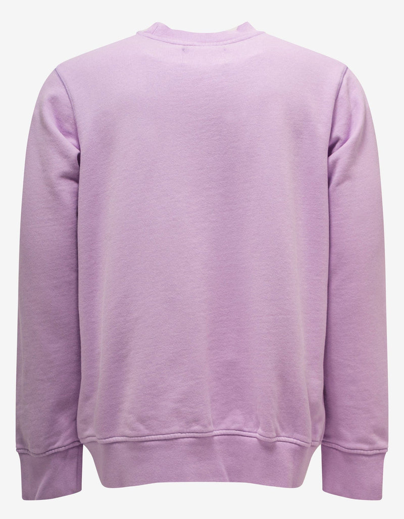 Casablanca Lilac Loopback Masao San Embroidered Sweatshirt