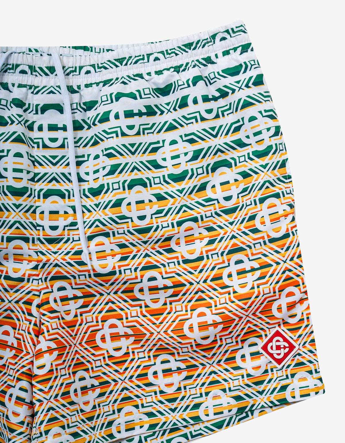 Casablanca Multicolour Stripe Monogram Swim Shorts