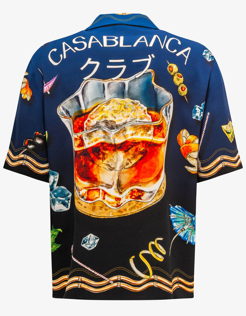 Casablanca Navy Blue Casa Club Nuit Shirt