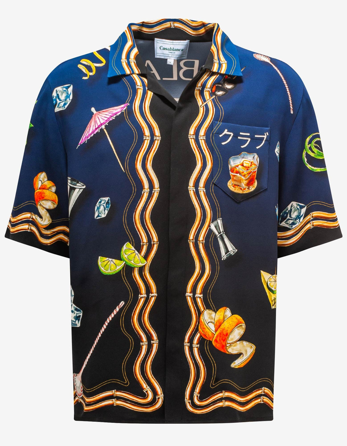 Casablanca Navy Blue Casa Club Nuit Shirt
