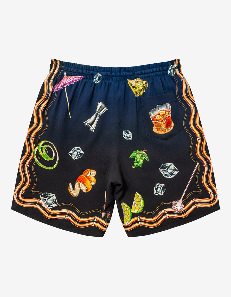 Casablanca Navy Blue Casa Club Nuit Shorts