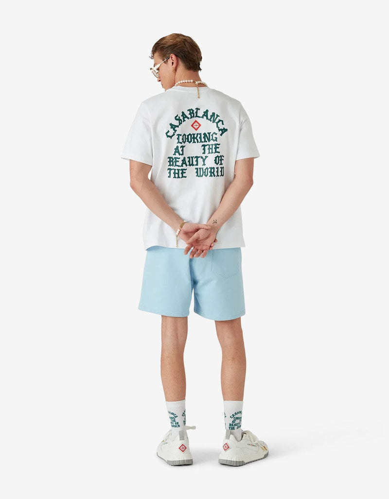 Casablanca White Beauty Of The World Print T-Shirt