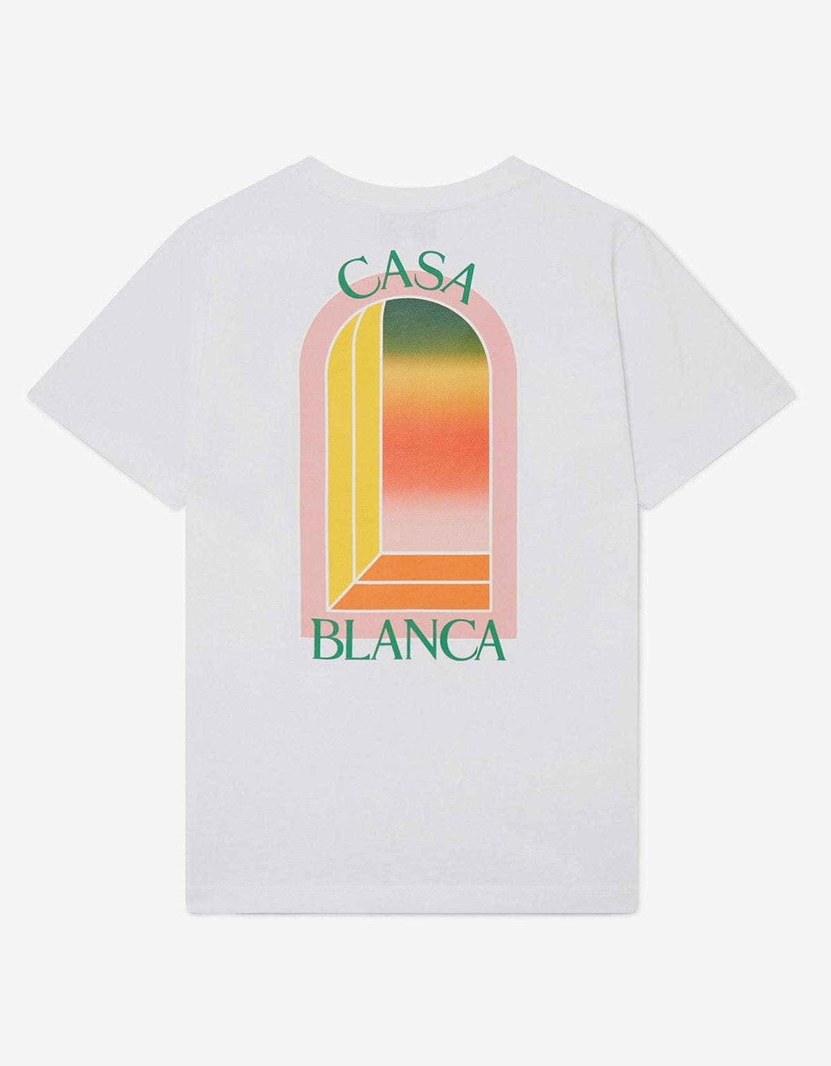 Casablanca White Gradient L'Arche T-Shirt