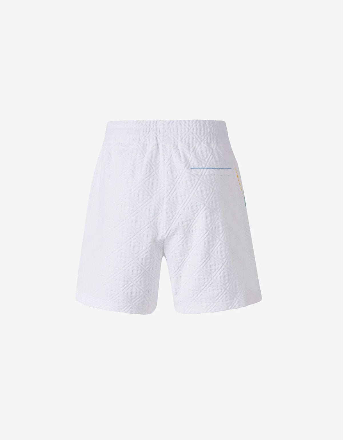 Casablanca White Monogram Towelling Shorts