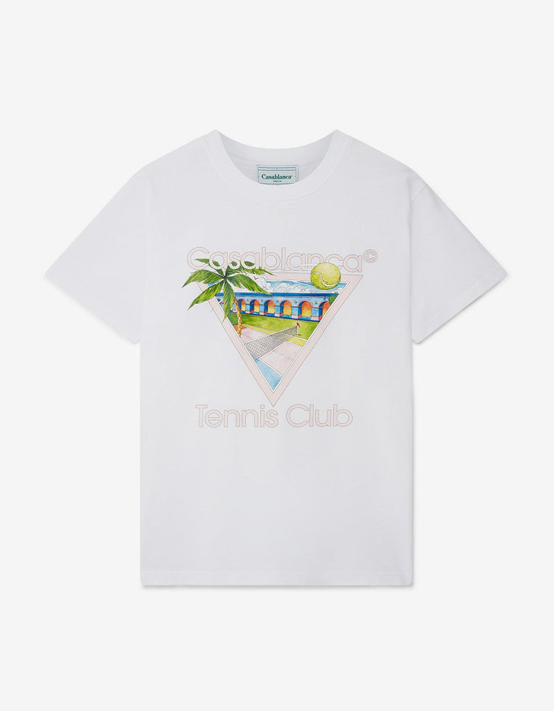 Casablanca White Tennis Club Icon T-Shirt