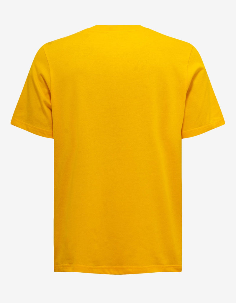 Casablanca Yellow Gratitude Print T-Shirt