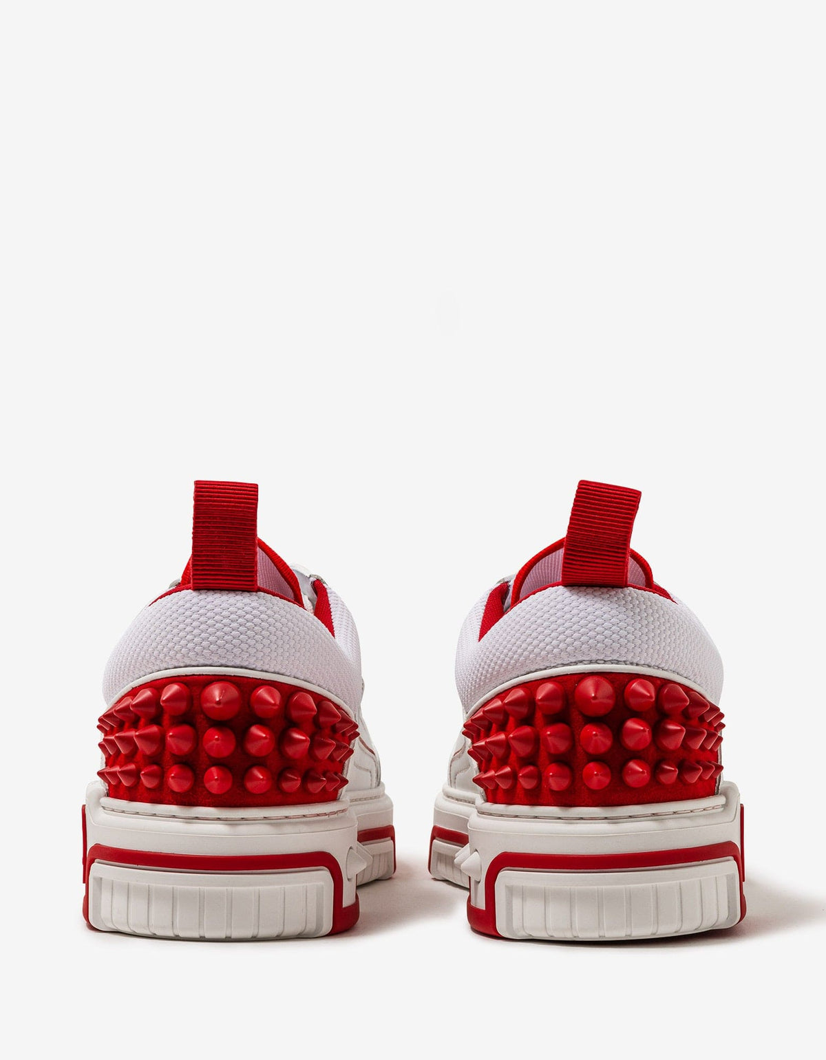 Christian Louboutin Astroloubi White & Red Trainers -