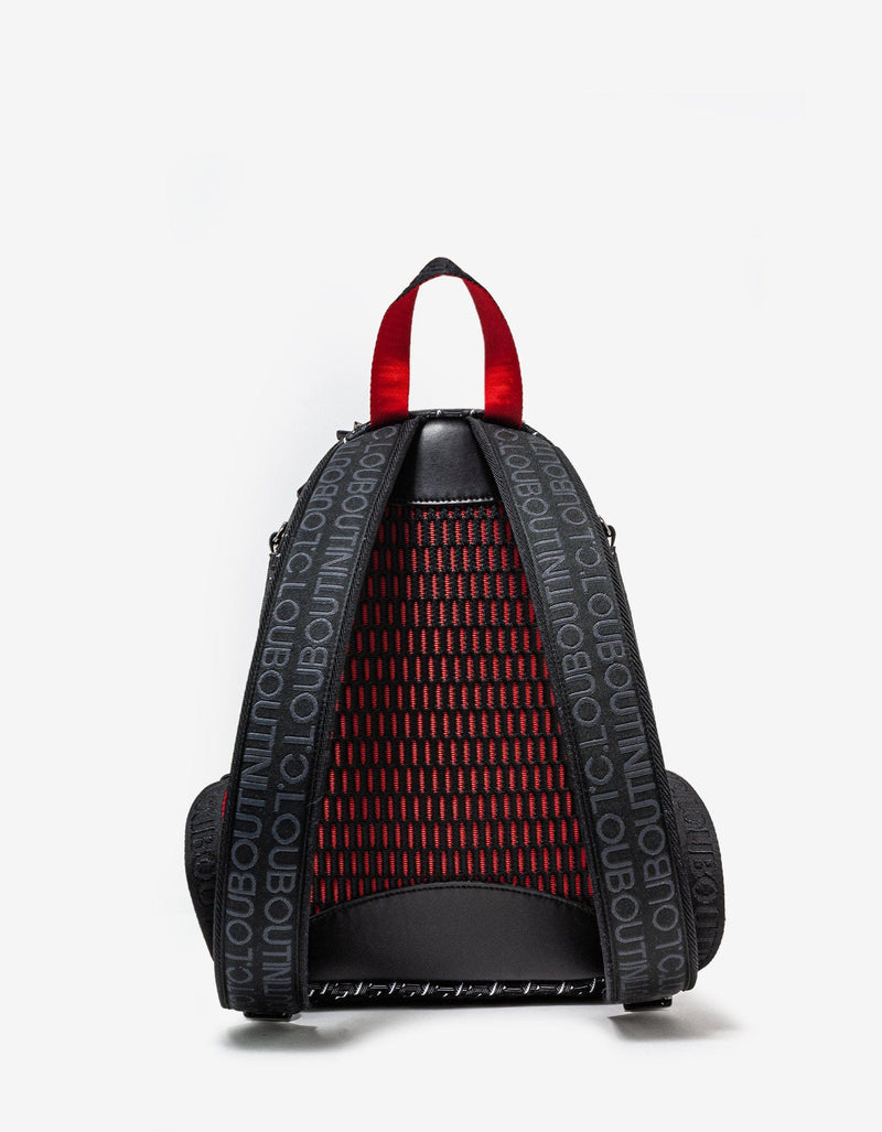 Christian Louboutin Blackparis Small Black Techno CL Backpack
