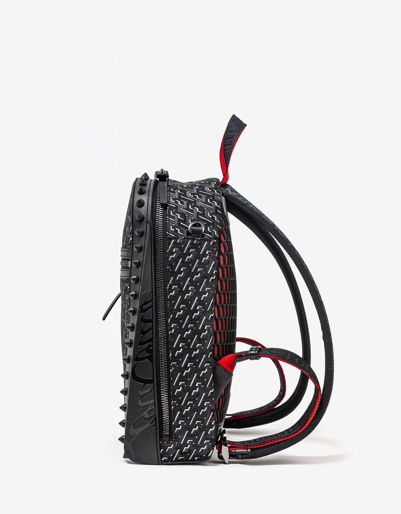 Christian Louboutin Blackparis Small Black Techno CL Backpack