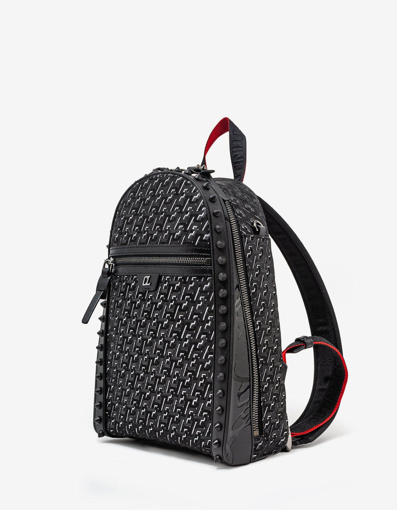Christian Louboutin Blackparis Small Black Techno CL Backpack -