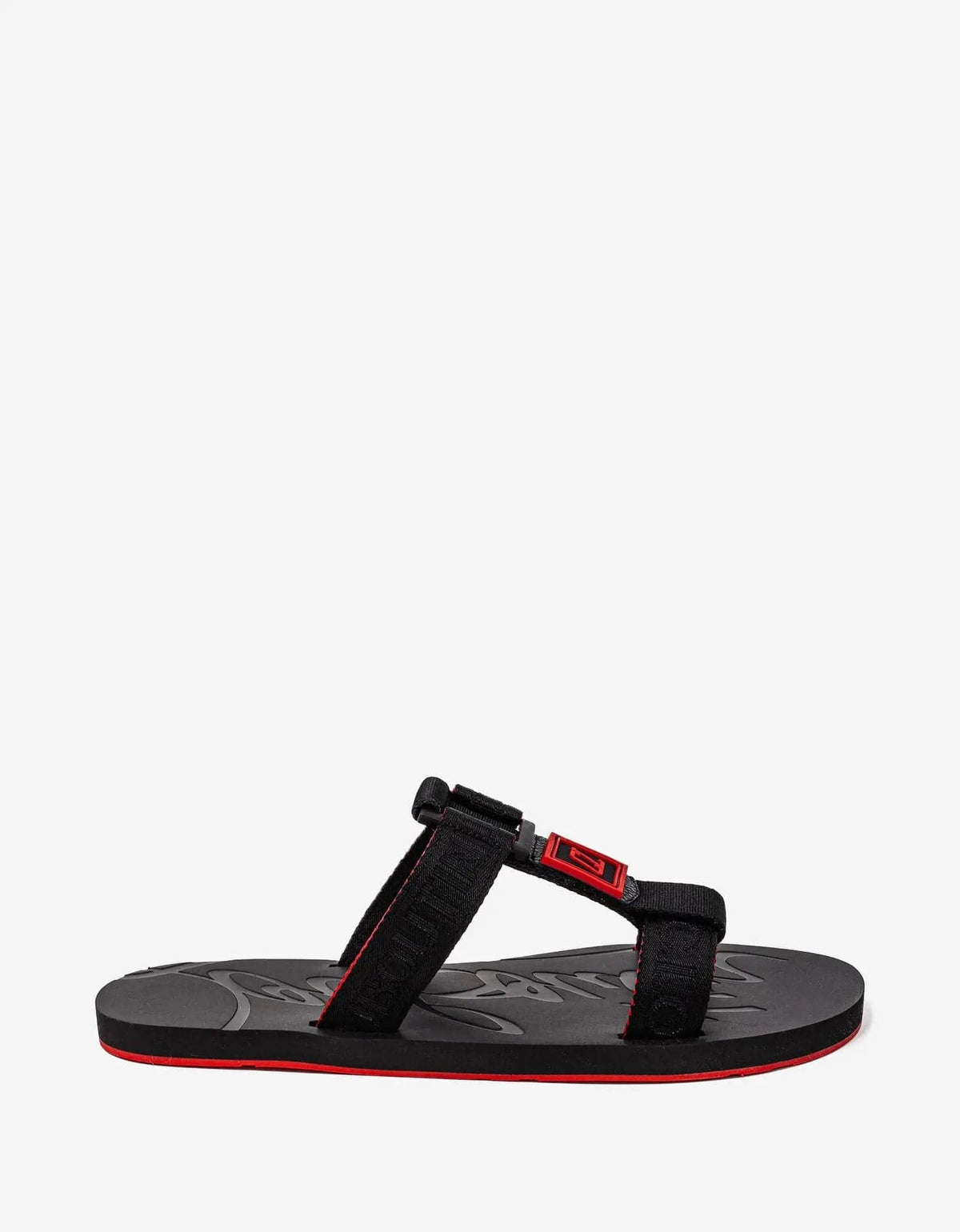 VIP CHRISTIAN LOUBOUTIN Surf Sandals▲Black Christian Louboutin Black Surf Sandals – Zoo Fashions
