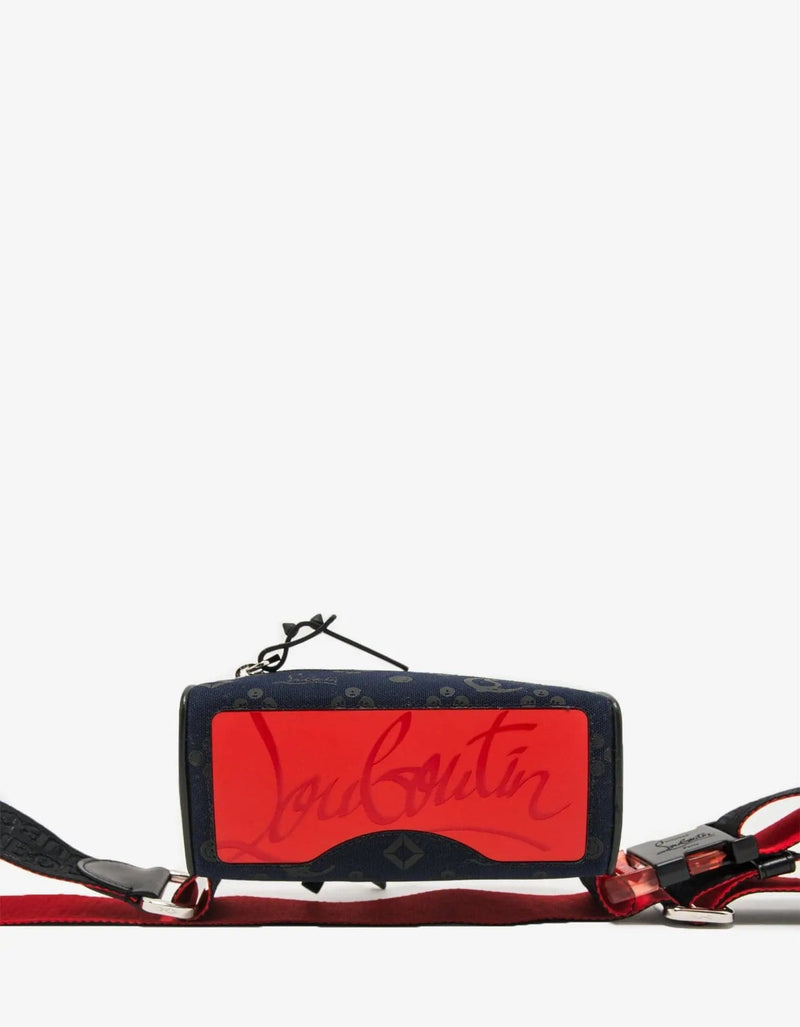 Christian Louboutin Blaster Crossbody Navy Blue Loubinthesky