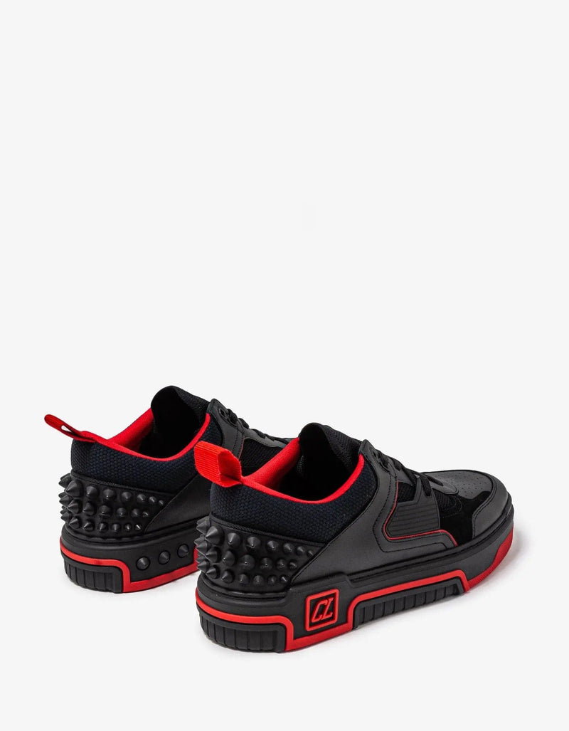 Christian Louboutin Christian Louboutin Astroloubi Black & Red Trainers
