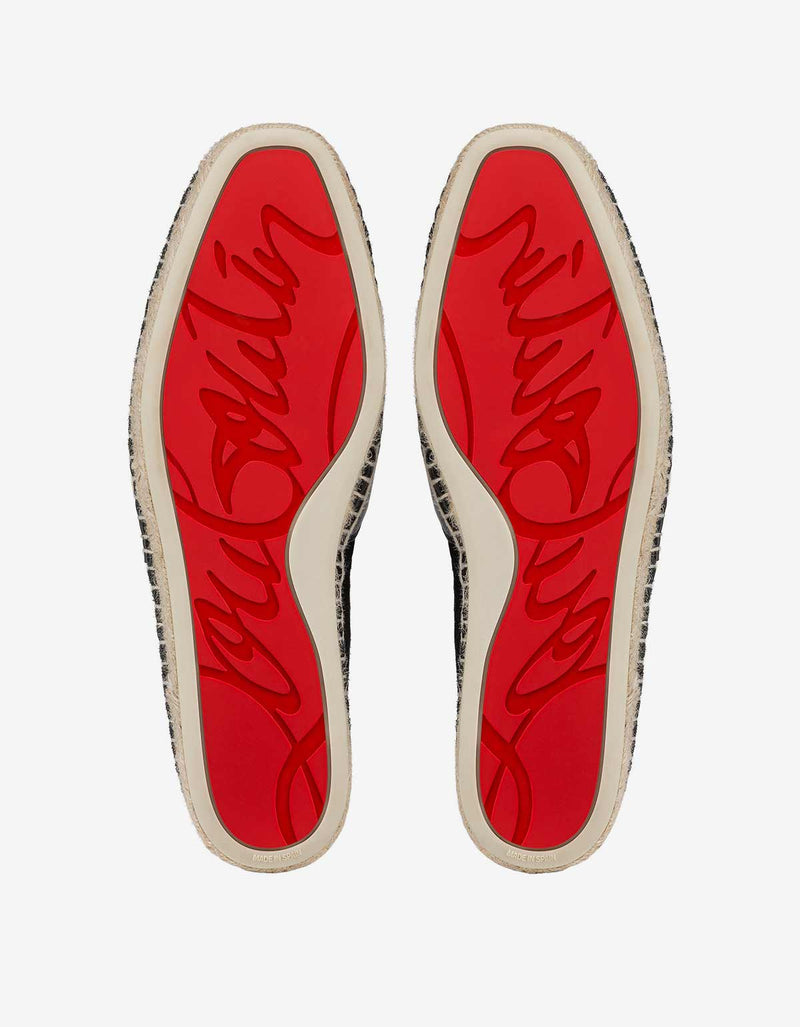 Christian Louboutin Christian Louboutin Chambespadrille Flat Black Espadrilles