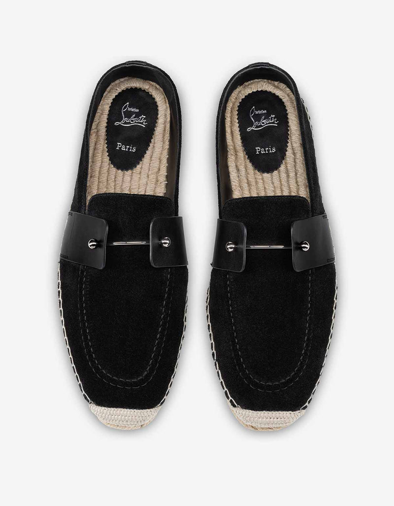 Christian Louboutin Christian Louboutin Chambespadrille Flat Black Espadrilles