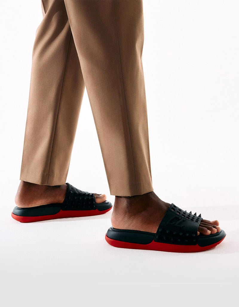 Christian Louboutin Take It Easy Black Sandals 1240945-bk01