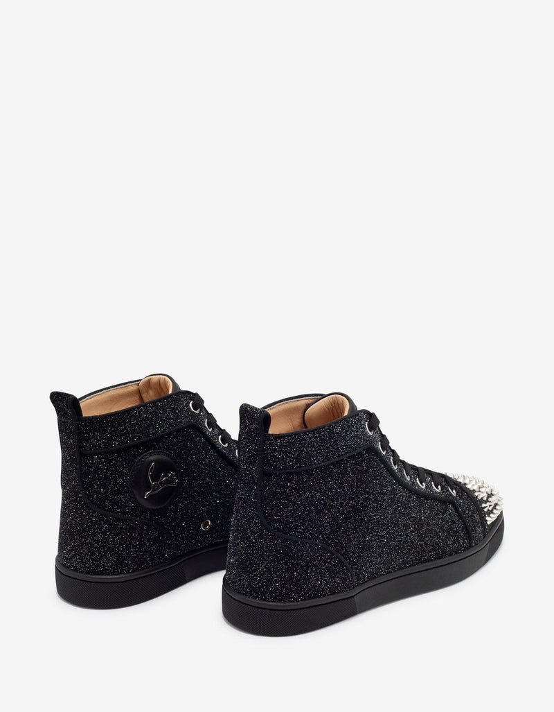 Christian Louboutin Lou Spikes Orlato Crosta Comete High Top Trainers