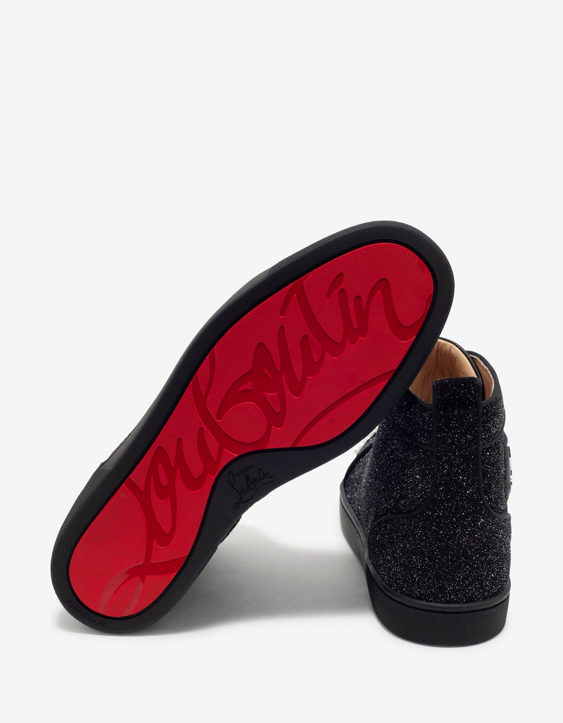Christian Louboutin Lou Spikes Orlato Crosta Comete High Top Trainers