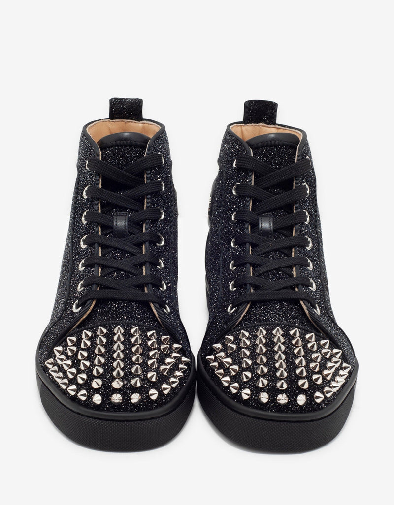 Christian Louboutin Lou Spikes Orlato Crosta Comete High Top Trainers