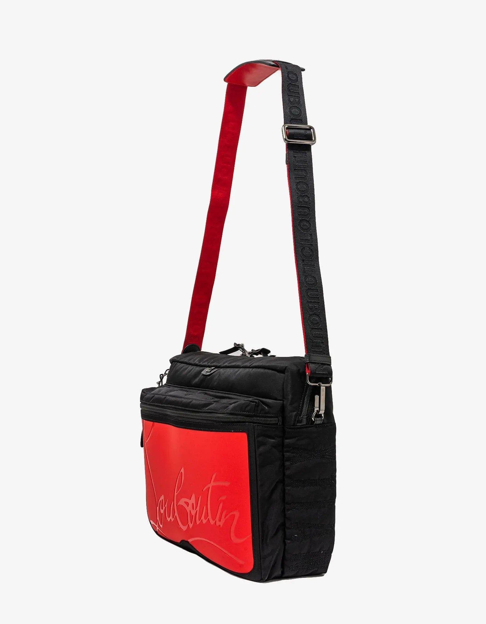 Christian Louboutin Loubideal Black Sneaker Sole Messenger Bag Zoo Fashions