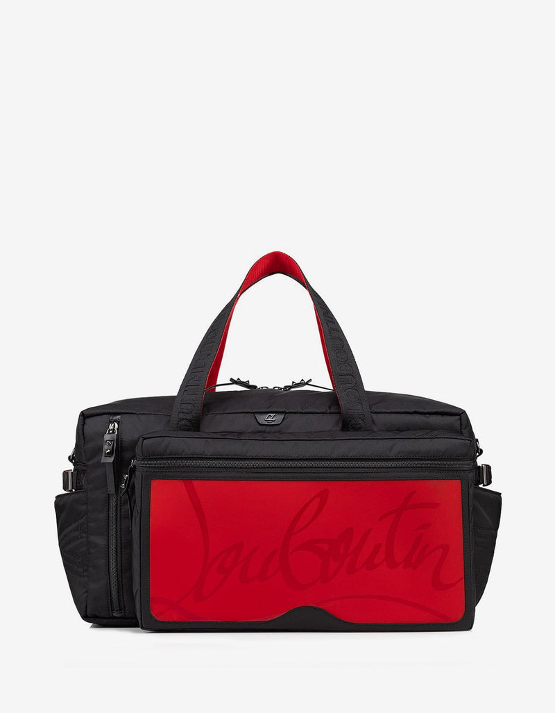 Christian Louboutin Loubideal Black Sneaker Sole Sports Bag