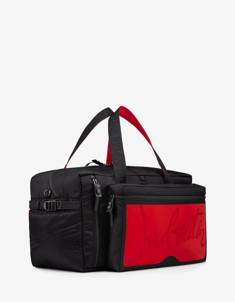 Christian Louboutin Loubideal Black Sneaker Sole Sports Bag