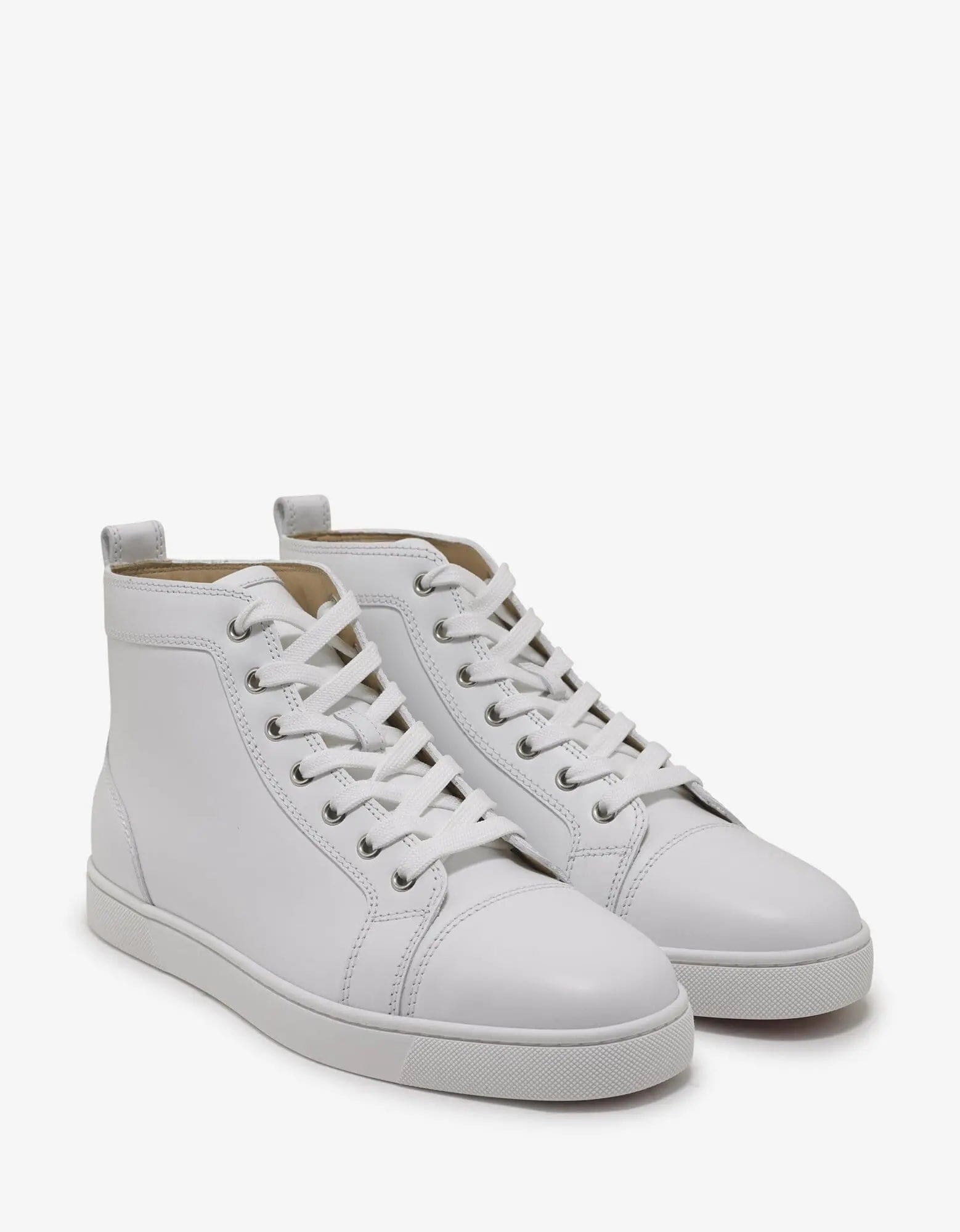 Christian louboutin mens white trainers online