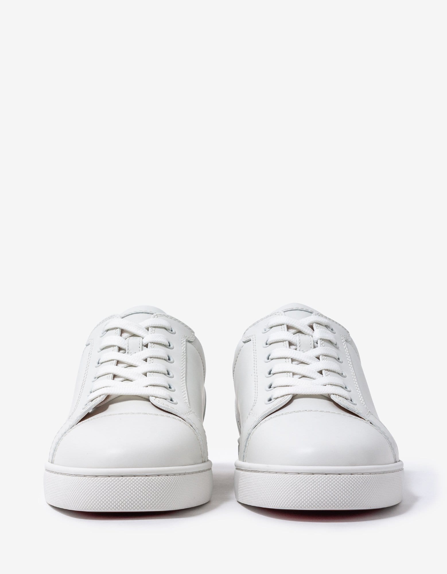 Christian Louboutin Louis Junior White Leather Trainers Zoo Fashions