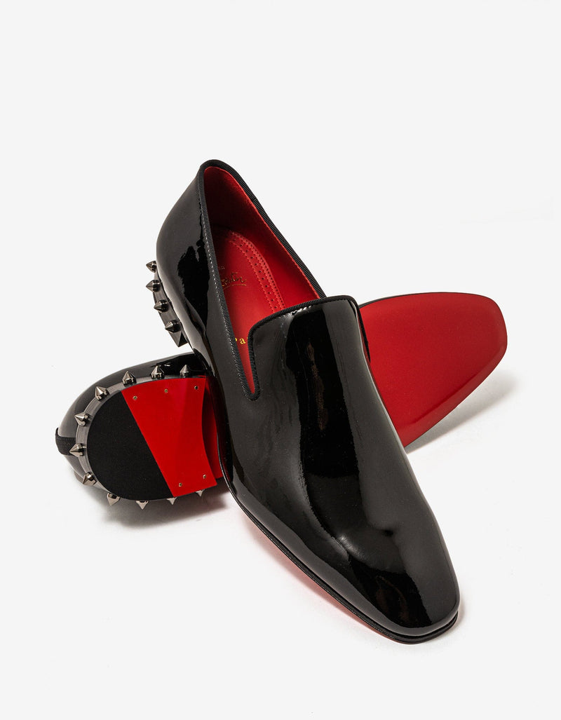 Christian Louboutin Marquees Black Patent Shoes -