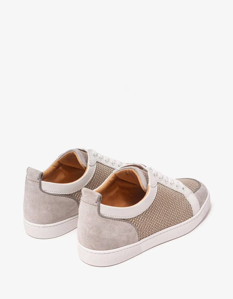 Christian Louboutin Rantulow Grey & Champagne Trainers