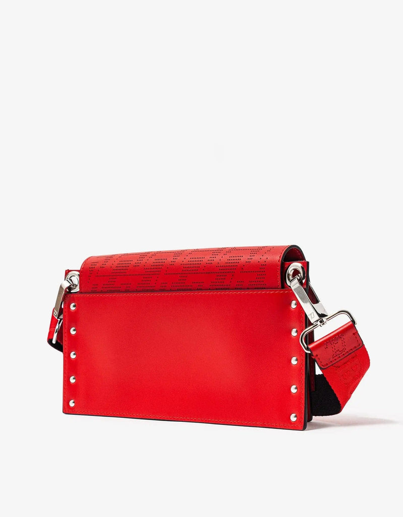 Christian Louboutin Red Wallstrap Techno CL Messenger Bag