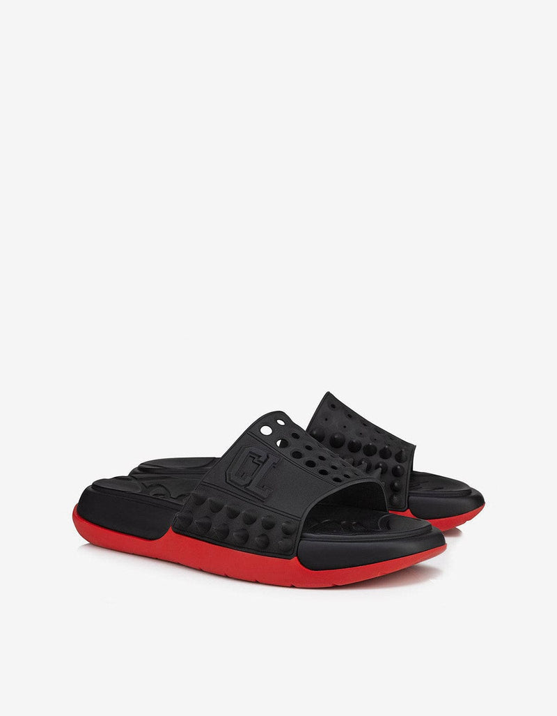 Christian Louboutin Take It Easy Black Sandals – Zoo Fashions