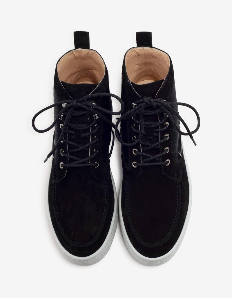 Christian Louboutin Torontoto Black Suede & Pony Hair Boots