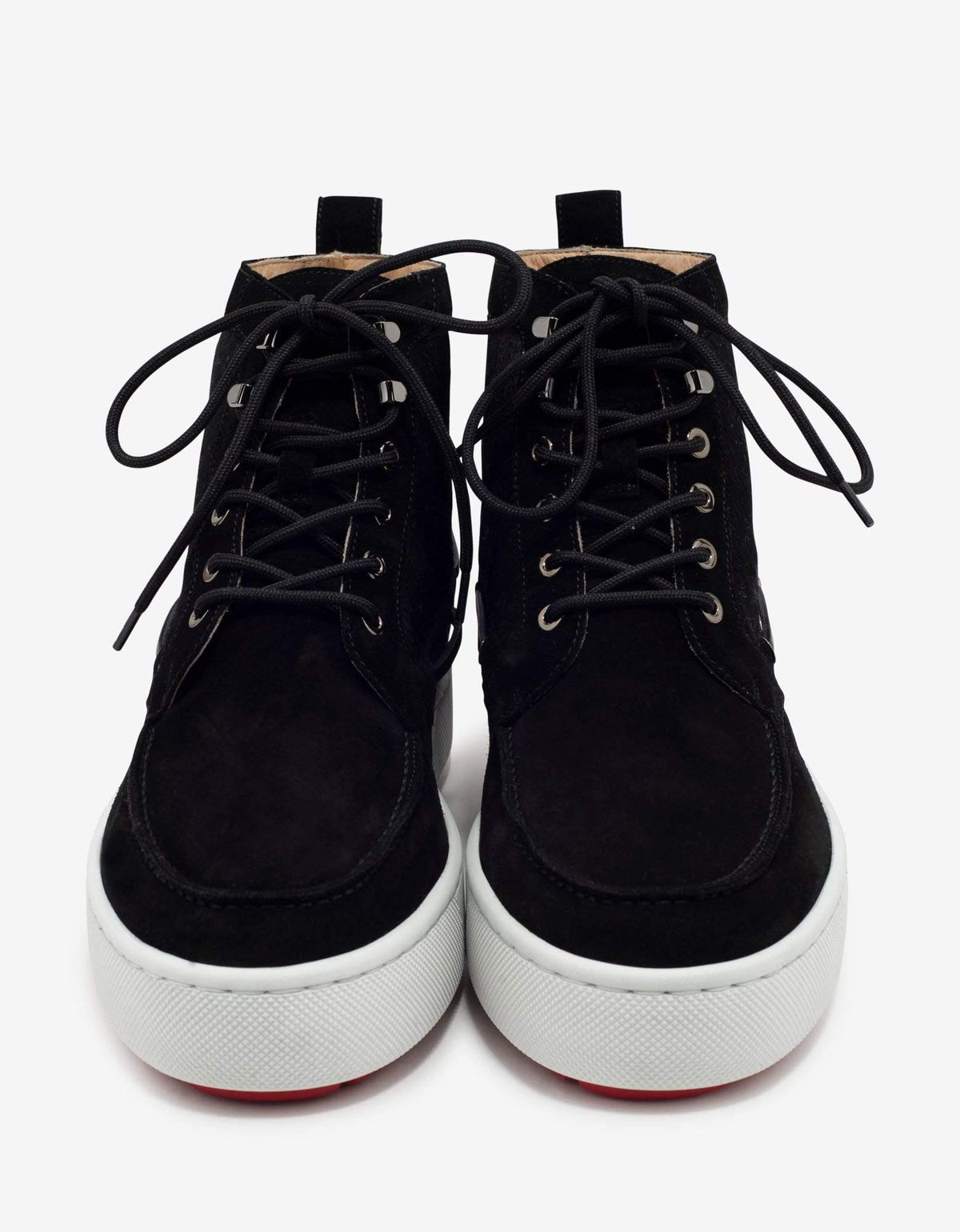 Christian Louboutin Torontoto Black Suede & Pony Hair Boots