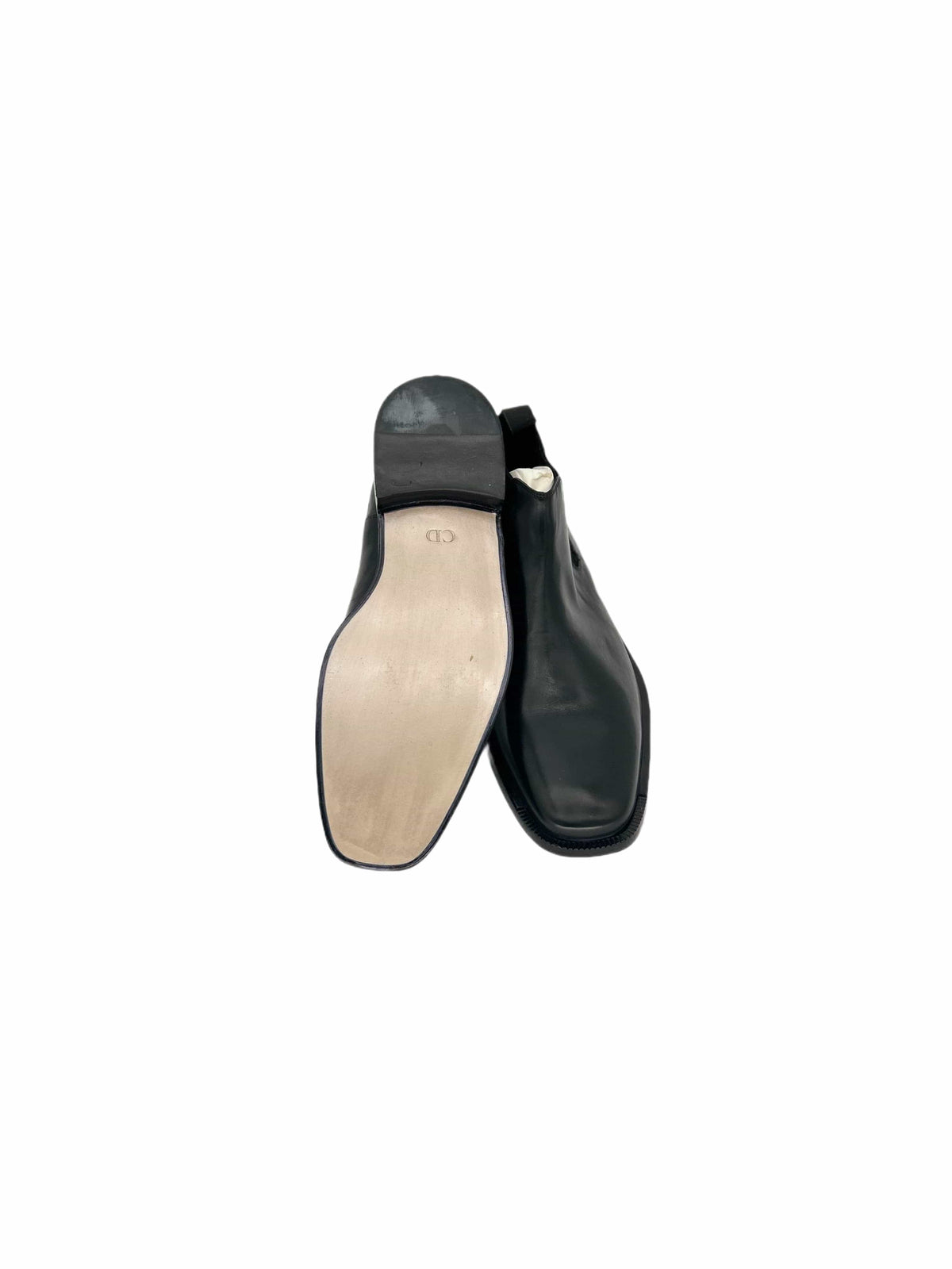 Dior Homme Black Chelsea Boot With 'Scar' Detail On Heel