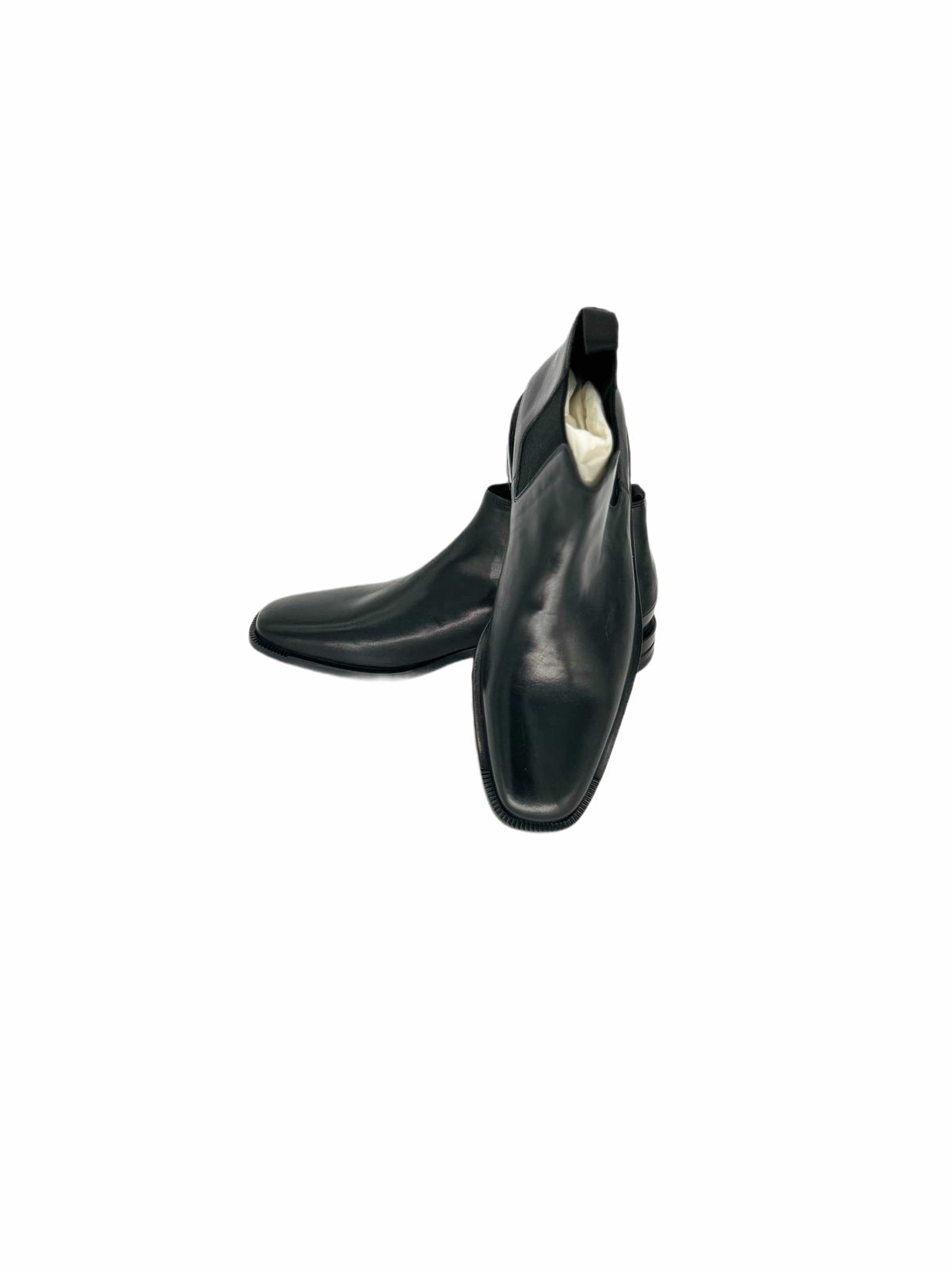 Dior Homme Black Chelsea Boot With 'Scar' Detail On Heel