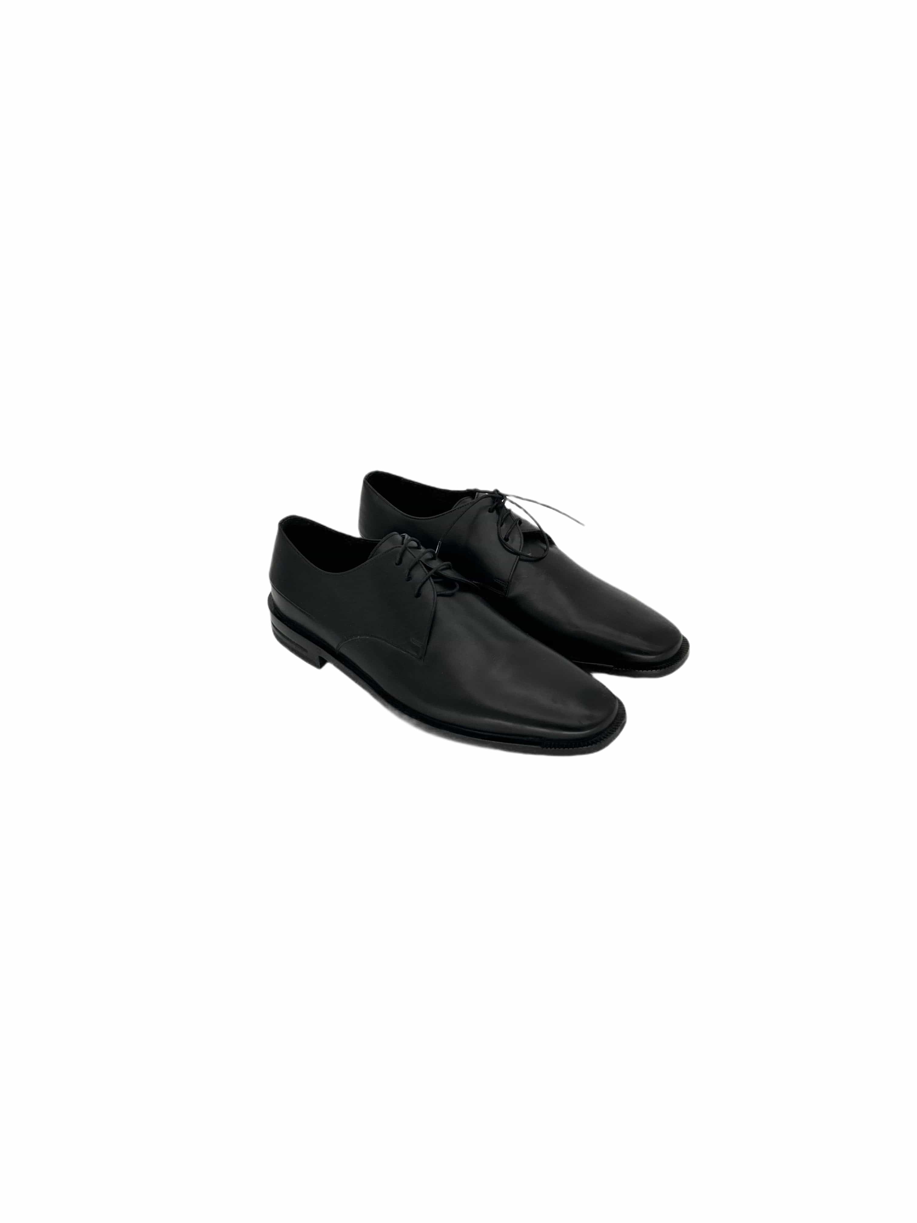靴 04AW Dior HOMME Hedi Slimane derby shoes Dior Homme Black Derby Shoes 'Scar' Heel — Hedi Slimane Archive
