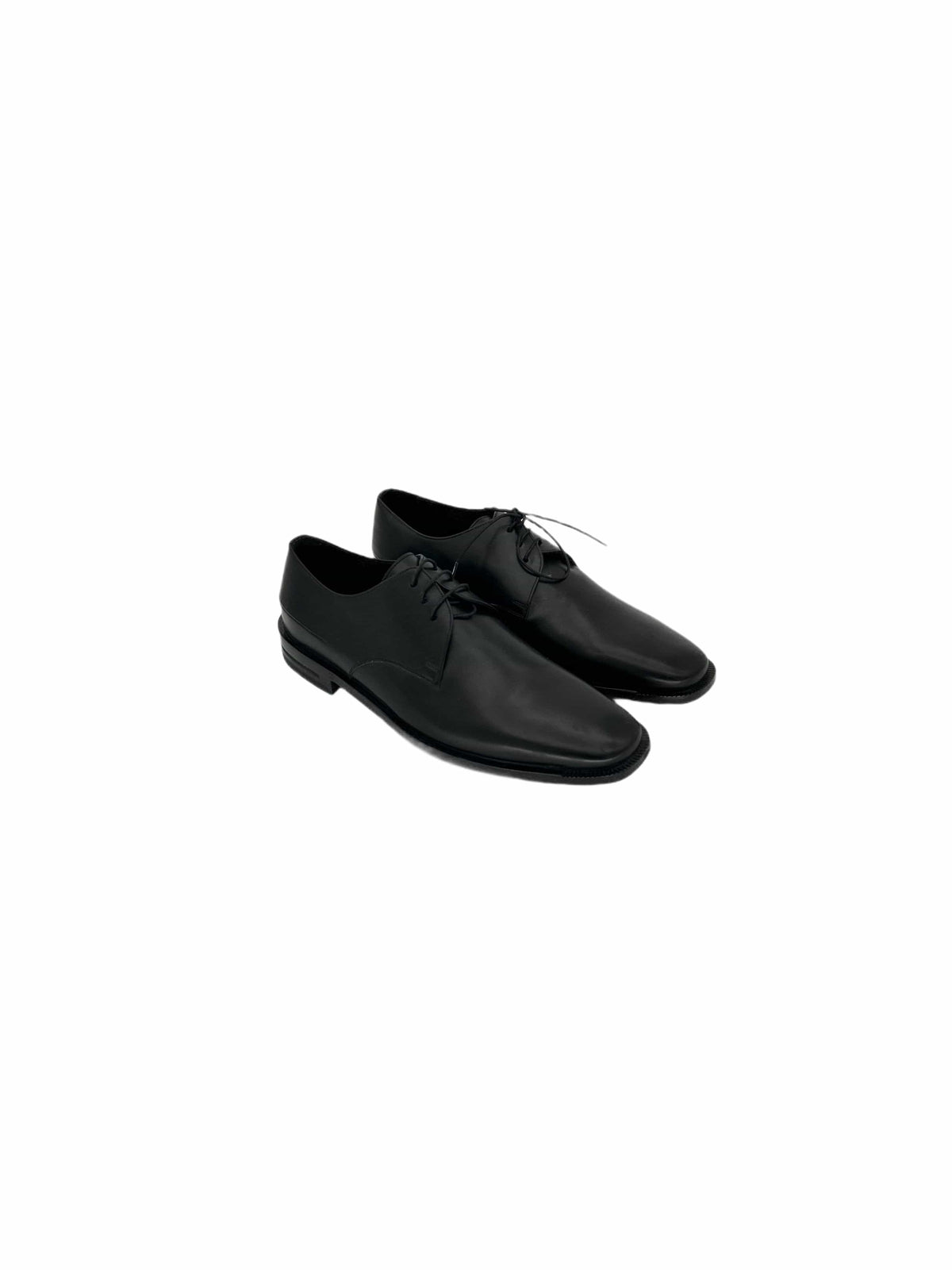 Dior Homme Black Derby Lace Shoes With 'Scar' Details On Heel