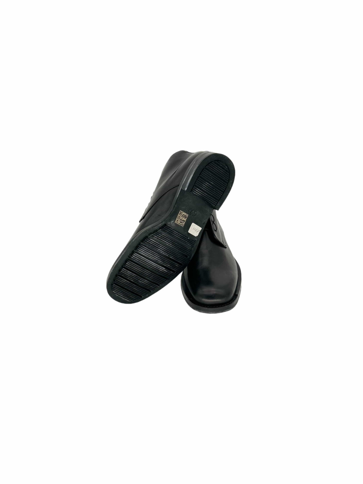 Dior Homme Black Derby Lace Up Boot With 'Scar' Details