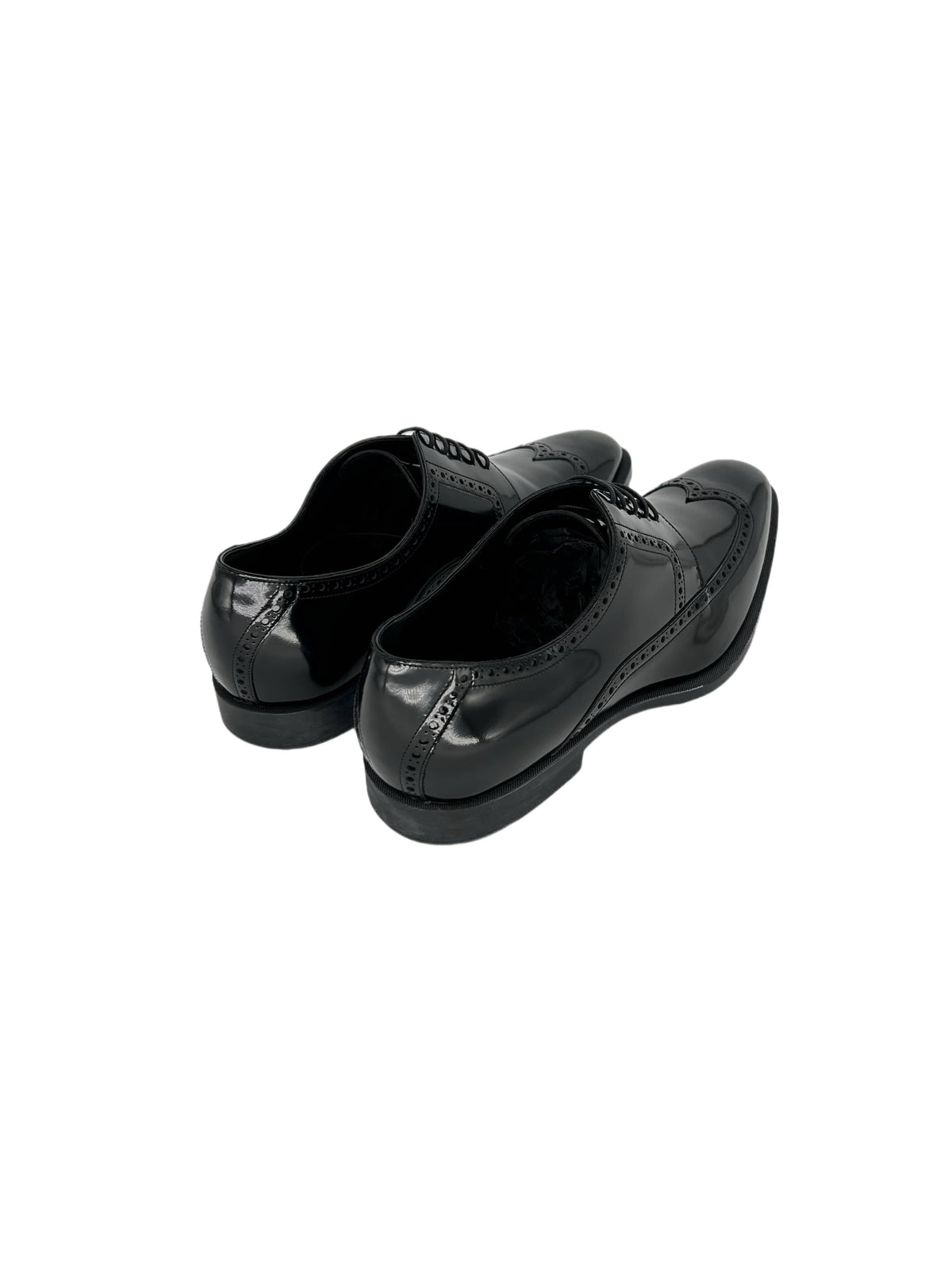 Dior Homme Black Patent Leather 'Derby' Brogues