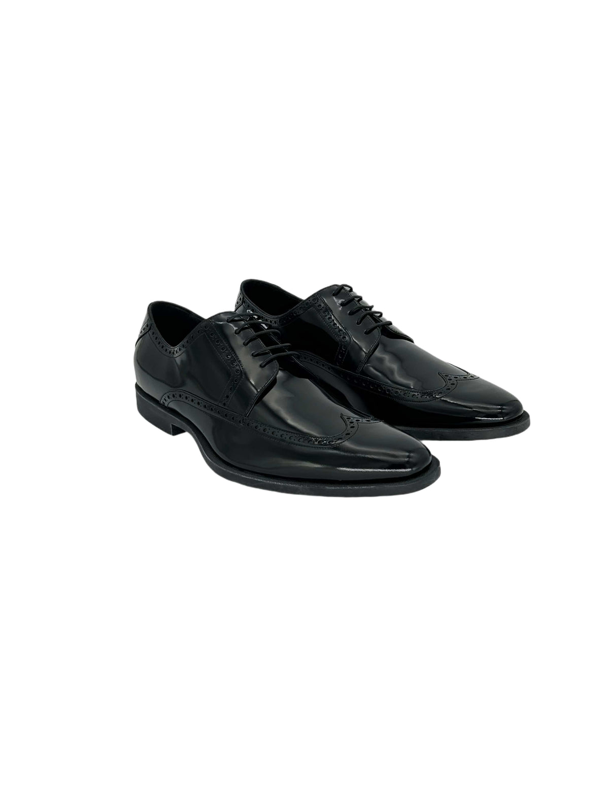 Dior Homme Black Patent Leather 'Derby' Brogues
